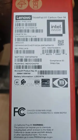 New Laptop Lenovo ThinkPad X1 Carbon 32GB Intel Core Ultra 7 SSD 512GB