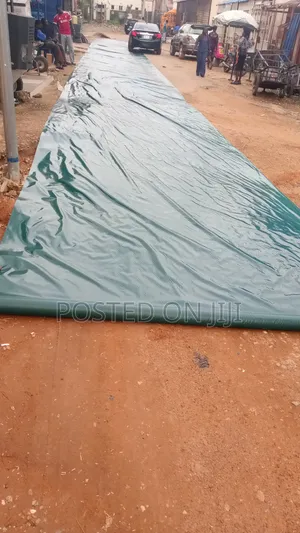Green Tarpaulin Per Yard