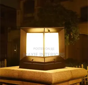 Modern Outdoor Cube Light LED Waterproof Pillar Lamp for Home Garden