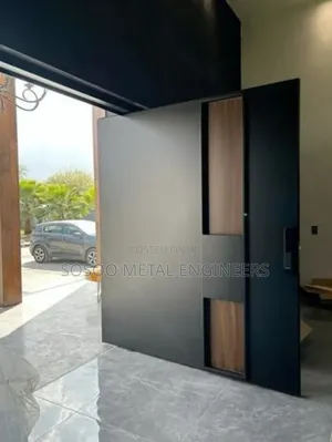 Plane Pivot Bulletproof Fingerprint Sensor Door 