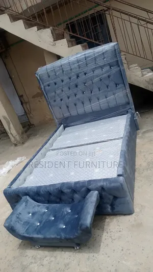 4.5/6 Padded Bed Frame