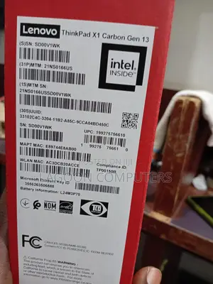 New Laptop Lenovo ThinkPad X1 Carbon 32GB Intel Core Ultra 7 SSD 1T