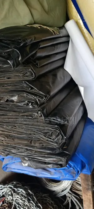 Black and White Tarpaulin