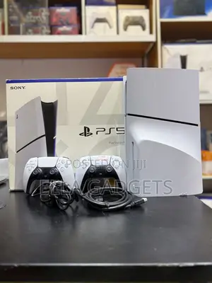 Open Box Ps5 Slim With Games and 2 Pads