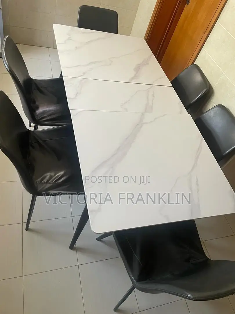 Faux Marble Dinning Set