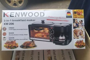 Kenwood KW-206 3-in-1 Breakfast Maker – Cook, Bake Fry