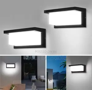 LED Vintage Rectangle Wall Lamp Indoor Outdoor Decorative Lighting