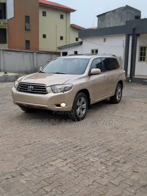 Toyota Highlander Sport 2008 Gold