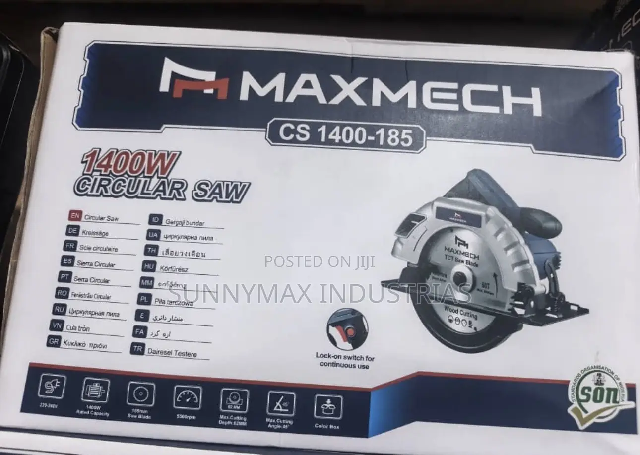 1400W 7-Inch (185mm) Electric Circular Saw