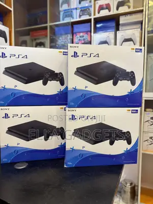 Refurbished Ps4 Slim 500gb With Complete Accessories and 1 Pad