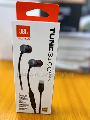 Tune 310C - Wired Hi-Res in-Ear Headphones - Black