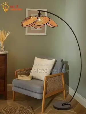 Japanese Design Retro Wabi-Sabi Fishing Floor Lamp