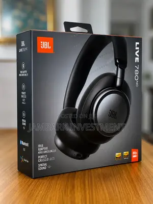 JBL Live 780NC, Advanced Noise Cancellation 2.0 Headphones - Black