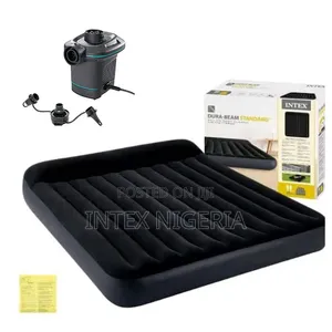 Intex Inflatable King Size Headrest Air Mattress