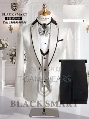 Black Smart Ceremonial Suit