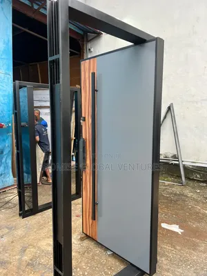 Pivot Door With Smart Lock