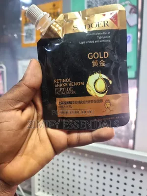 SADOER Gold Retinol Snake Venom Peptide Anti-Wrinkle Facial Mask
