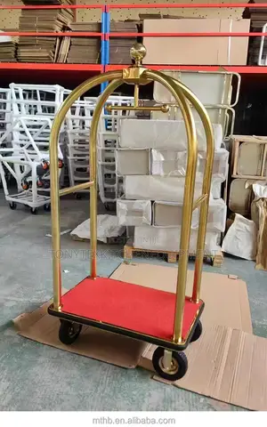 Stainless Steel Luggage Trolley