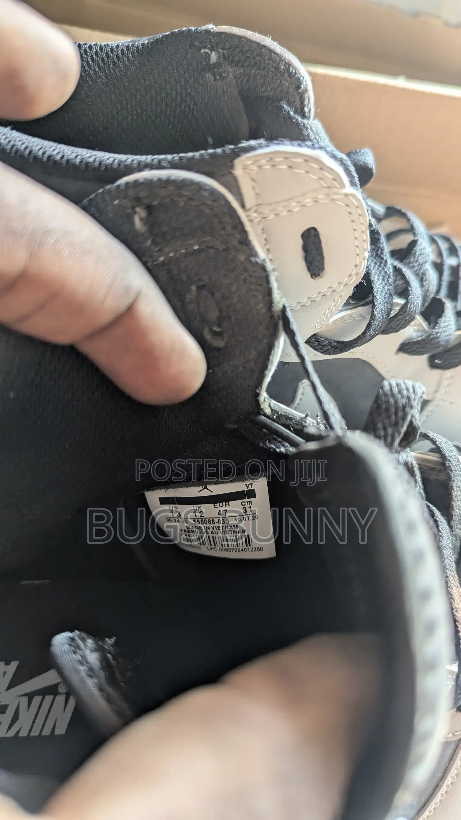 Nike Air Jordan 1 Mid Grey/Black