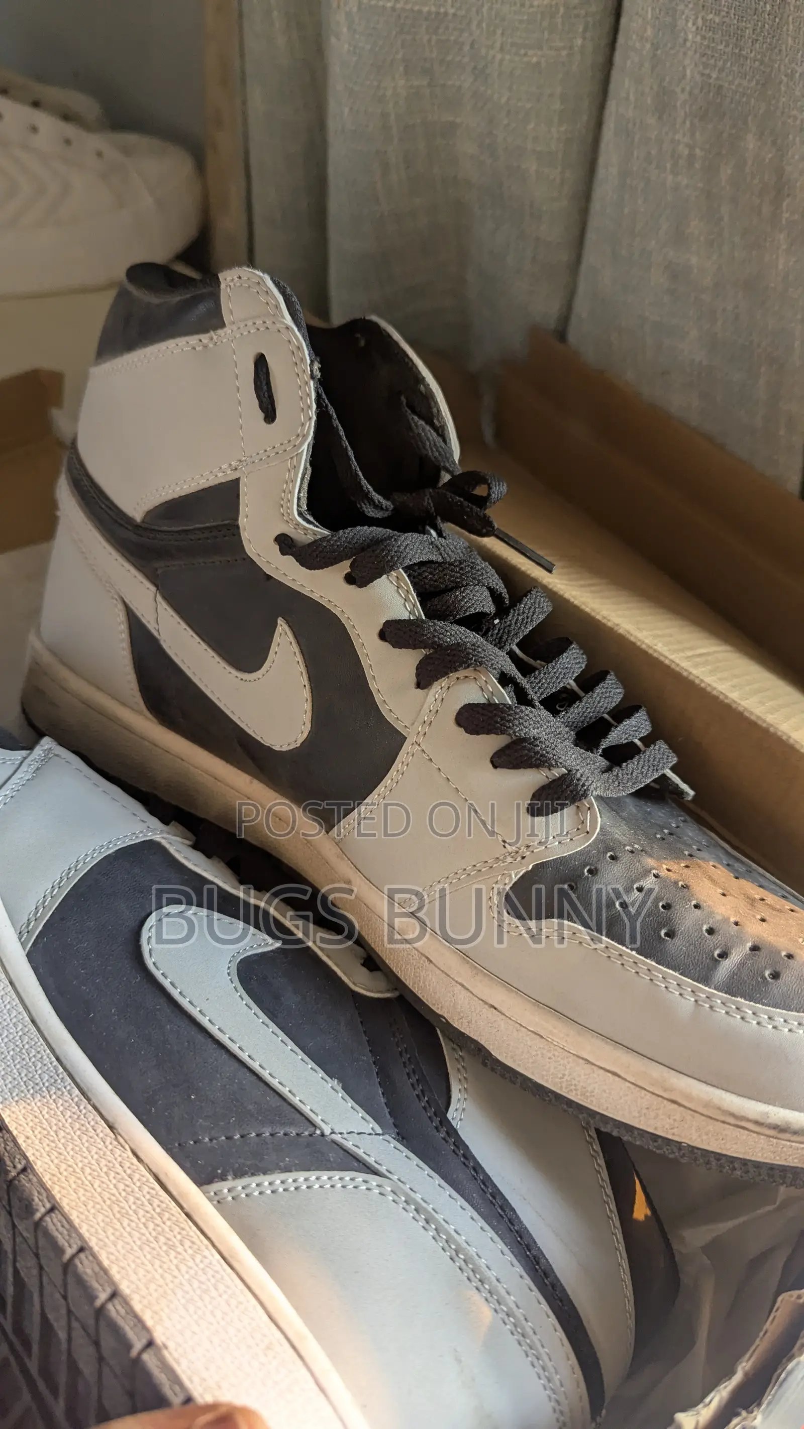 Nike Air Jordan 1 Mid Grey/Black