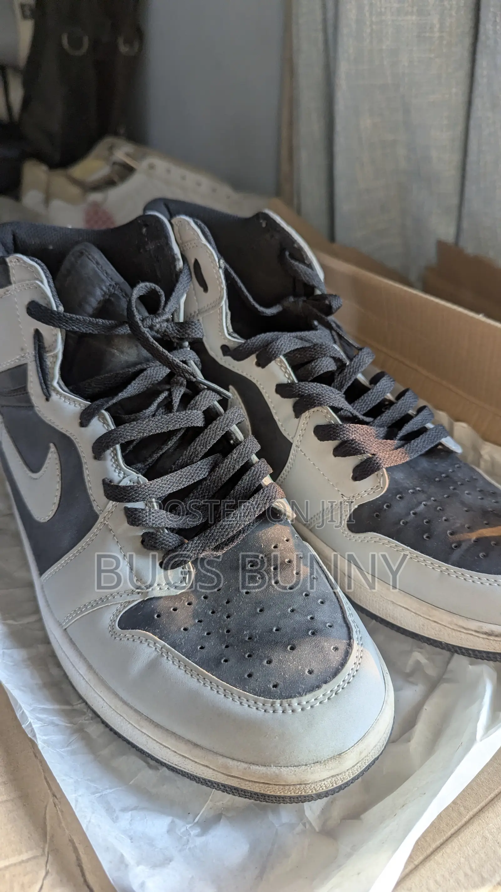 Nike Air Jordan 1 Mid Grey/Black