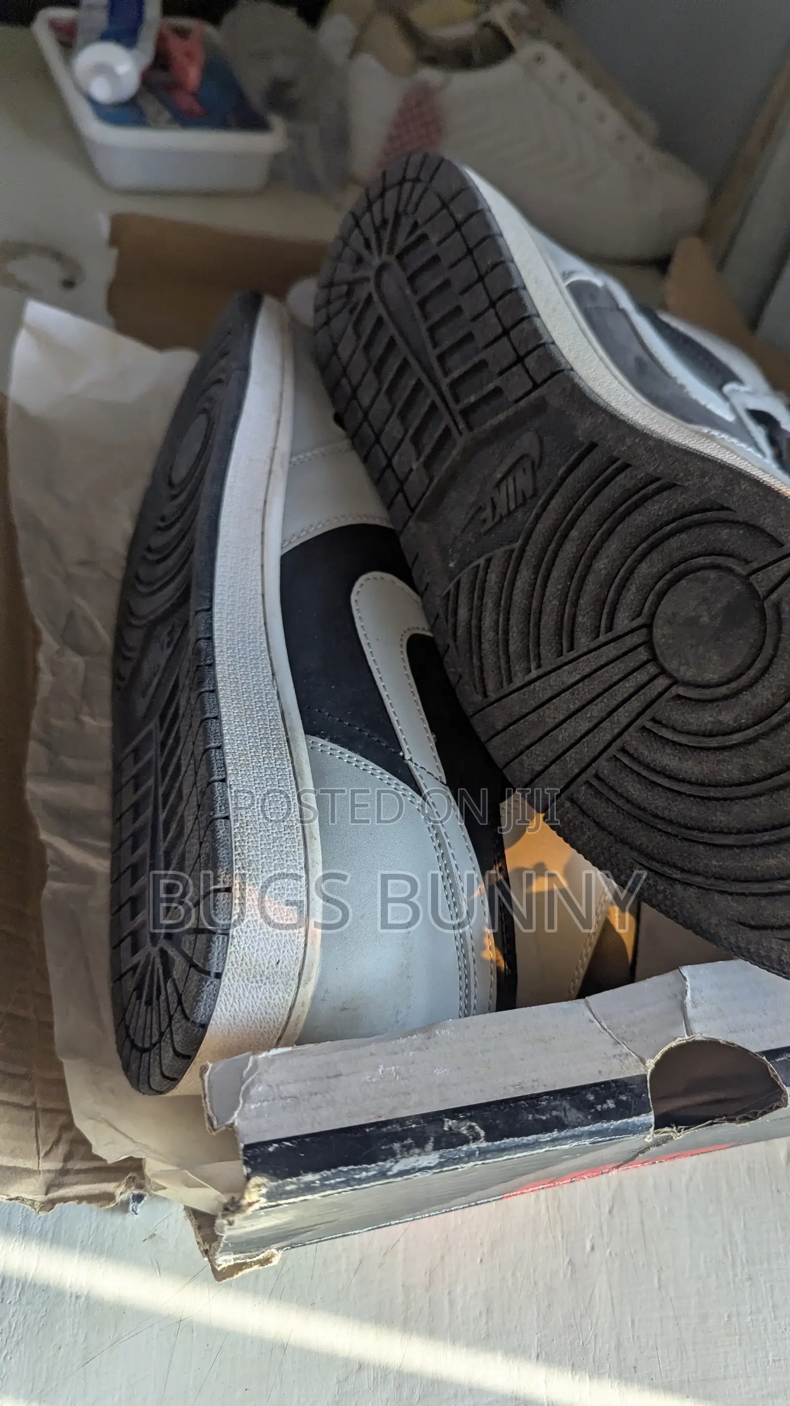Nike Air Jordan 1 Mid Grey/Black