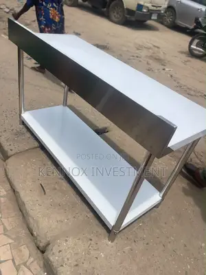 4ft Imported Stainless Working Table With Back Splash