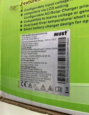 6kva 48v Must Hybrid Inverter