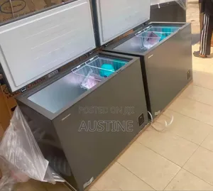 Brand New Hisense 250litters Chest Freezer>extenal>silver Colour