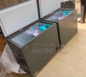 Brand New Hisense 250litters Chest Freezer>extenal>silver Colour