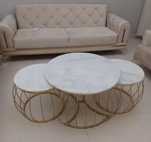 Round Iron Center Table
