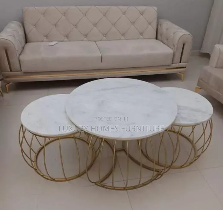 Round Iron Center Table