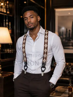 Unique Classic Trendy Pattern Men's Luxury Suspender