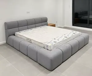 Standard 6 by 6 Bed Frame With 2 Bedside