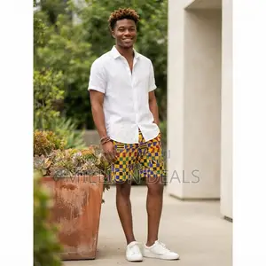 Afriprint Simple Casual Men's Short ”30"