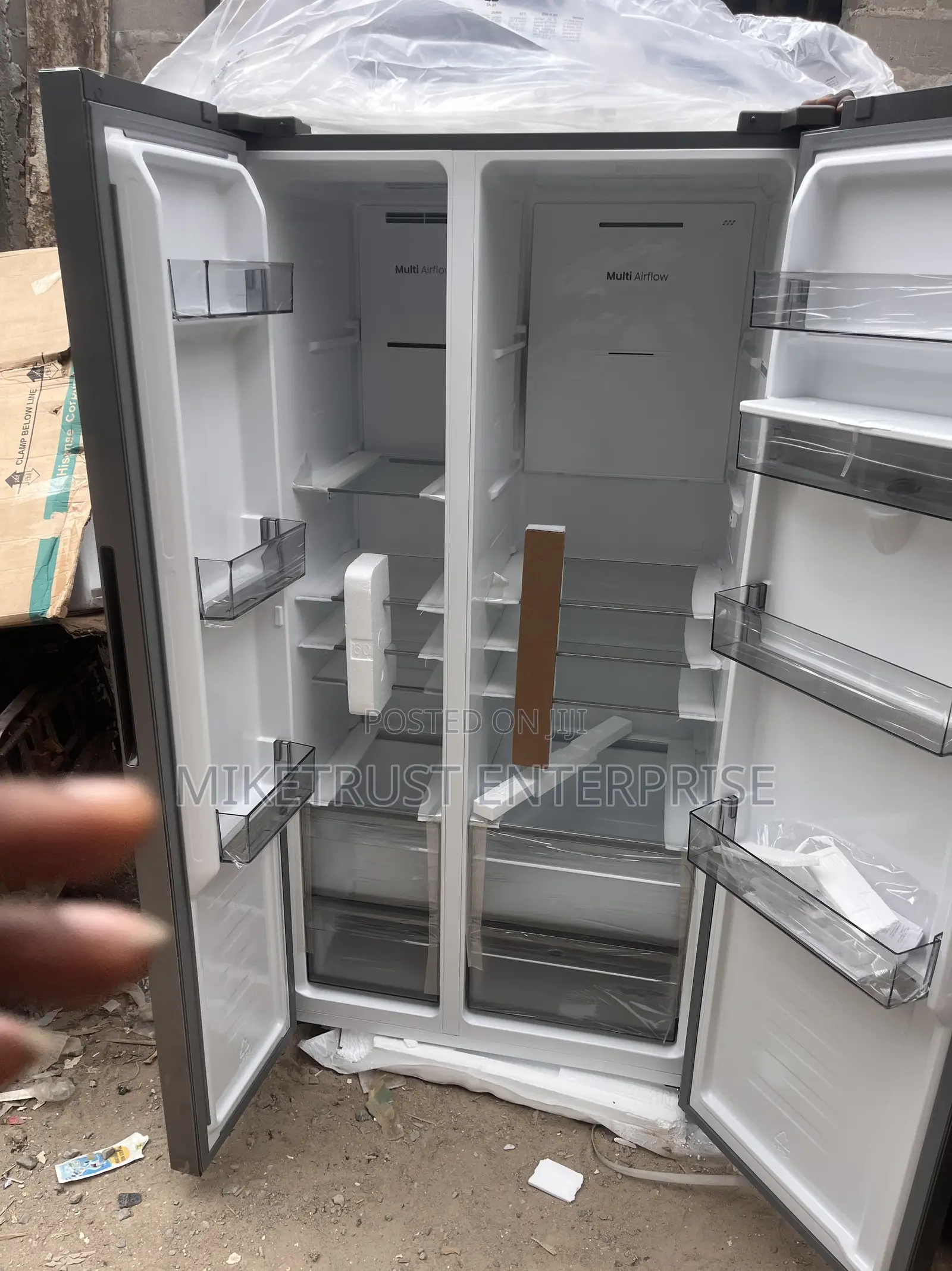 Hisense 529L Side by Side Inverter Refrigerator