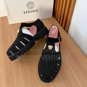 Versace Men’S Quality Leather Shoe Sandals for the Seniors