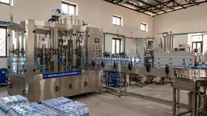 Complete Bottled Water Production Line With RO Filling Machines