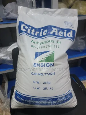 Citric Acid Anhydrous (25kg) – Ensign Brand
