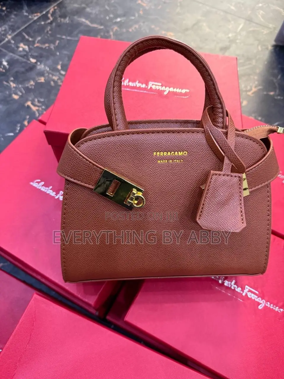 Fully Boxed Luxury Ferragamo Bag