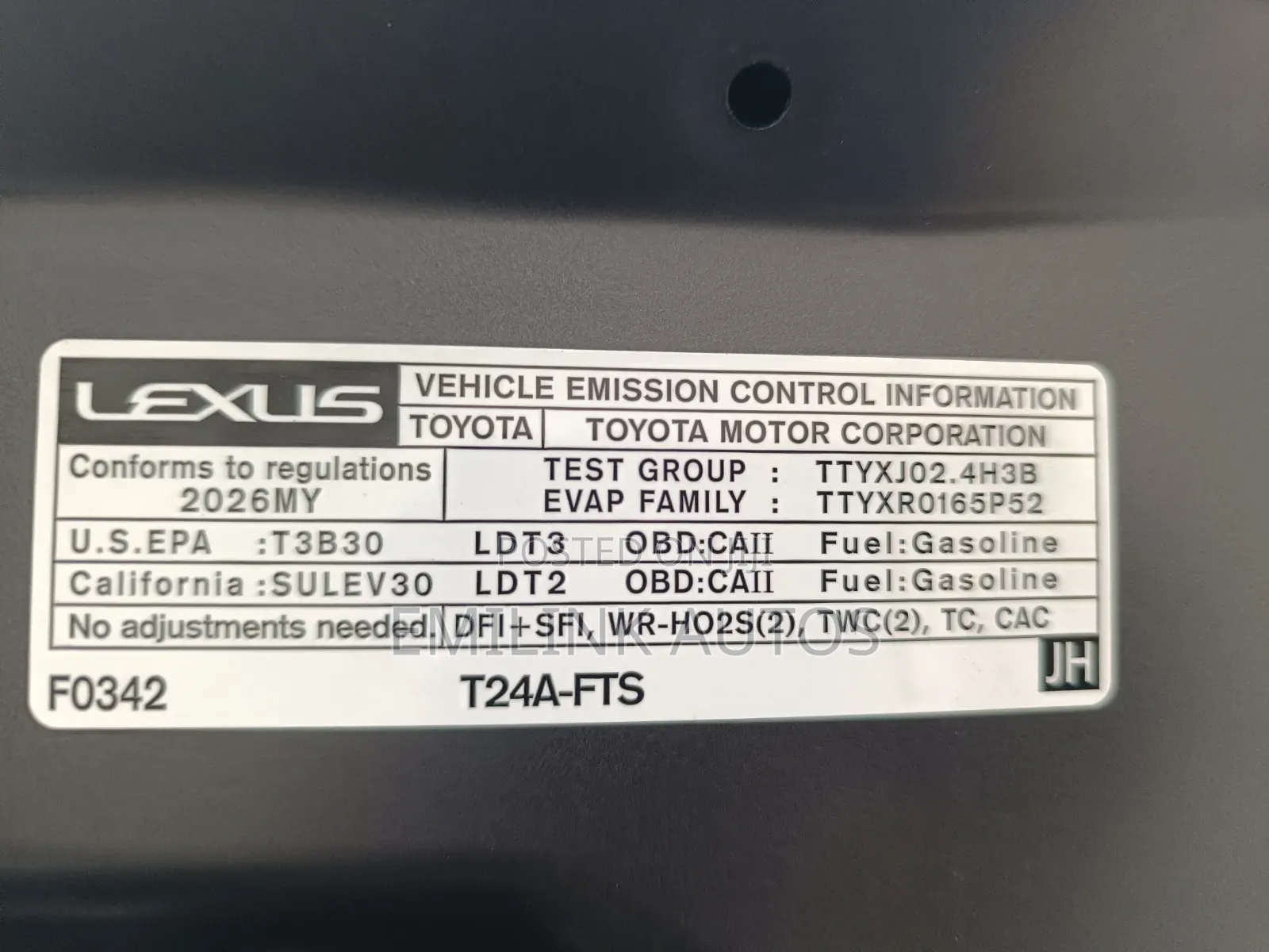 Lexus TX 2026 Gray