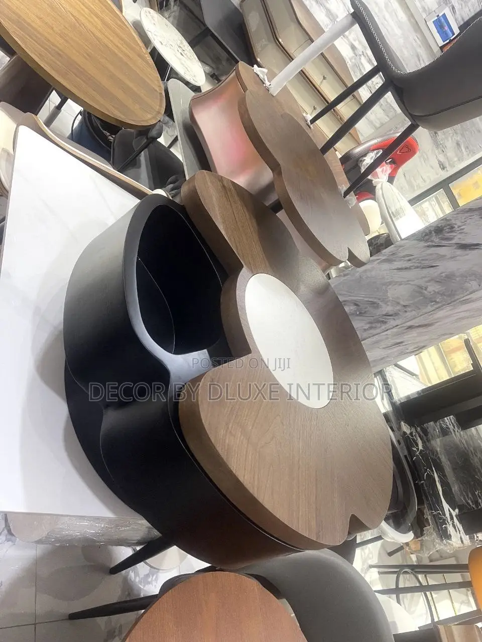 High-Quality Flower-Shaped Coffee Table Set