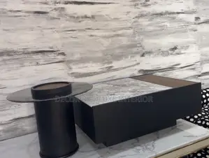 Luxury High-End Marble Coffee Table Set