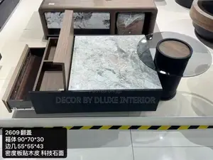 Luxury High-End Marble Coffee Table Set