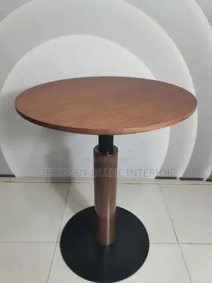 Compact Round Wooden Bistro Table Chair Set