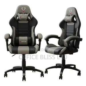 E-Sports Pro Series Gaming Chair ( BLACK Gray) Non - Reclining