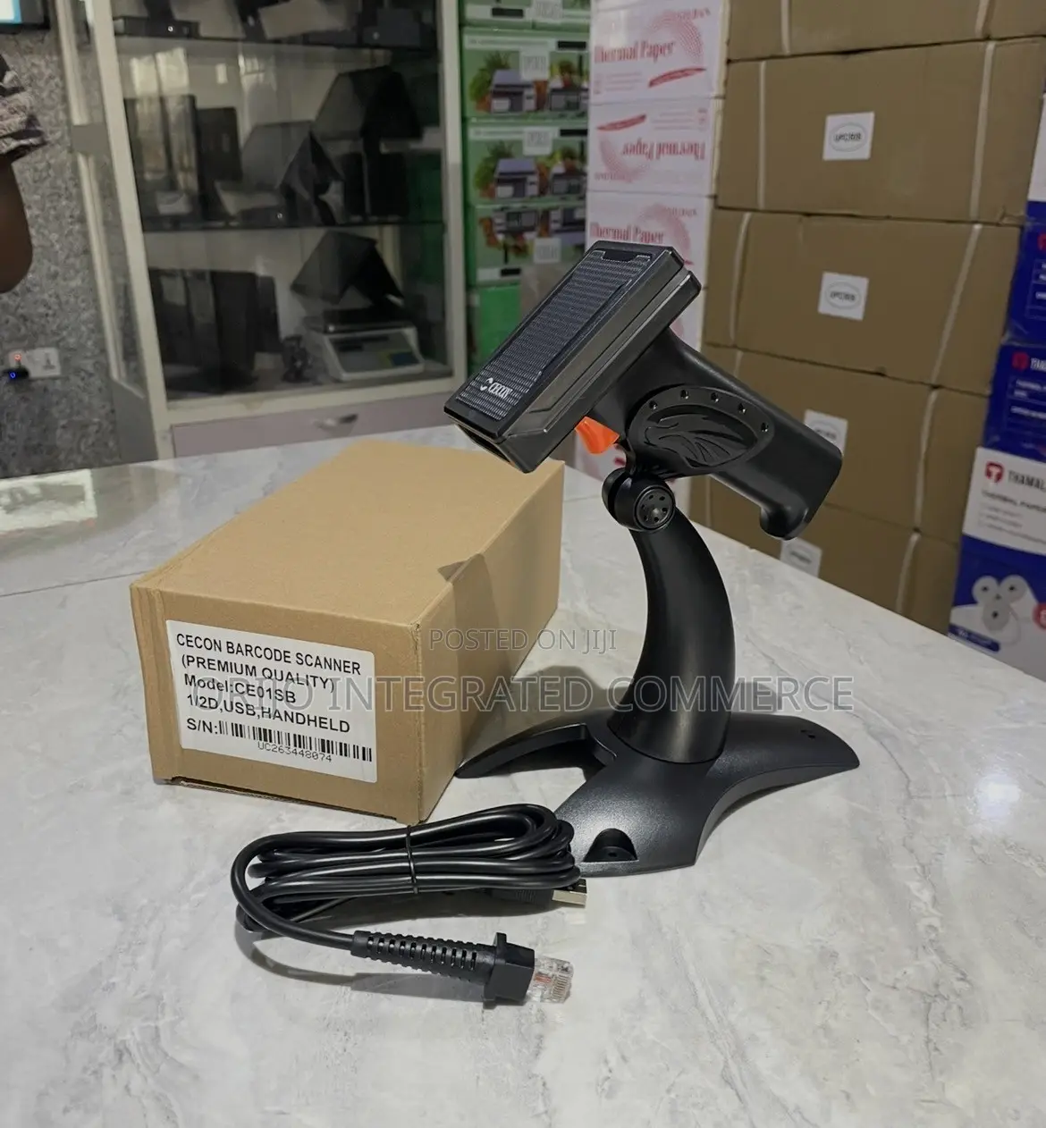 Cecon Barcode Scanner (Premium Quality) Model:ce01sb 1/2d,USB,handheld