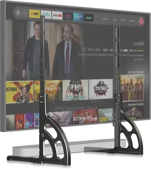Universal Tabletop TV Stand for 22–85 Inch TVs Metal Base, Adjustable