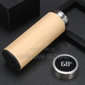 500ml Wooden Smart Thermos Cup