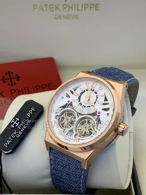 Mechanical PATEK PHILIPPE Genuine Leather Strap